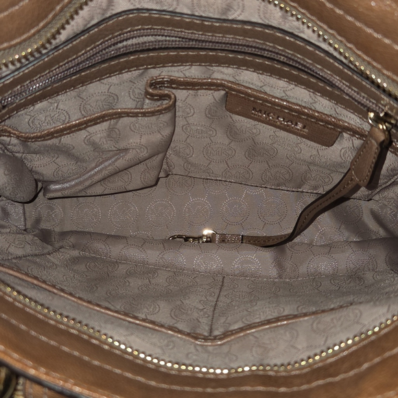 Michael Kors Tan Leather Shoulder Bag - Picture 16 of 16